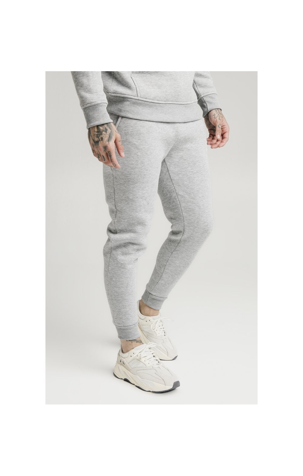 Load image into Gallery viewer, Grey Muscle Fit Jogger