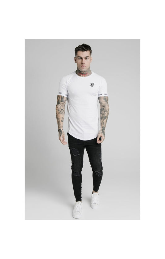 White Raglan Tech T-Shirt