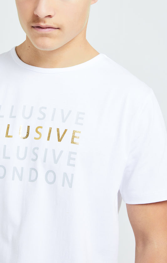 Illusive London Sovereign Tee - White & Gold
