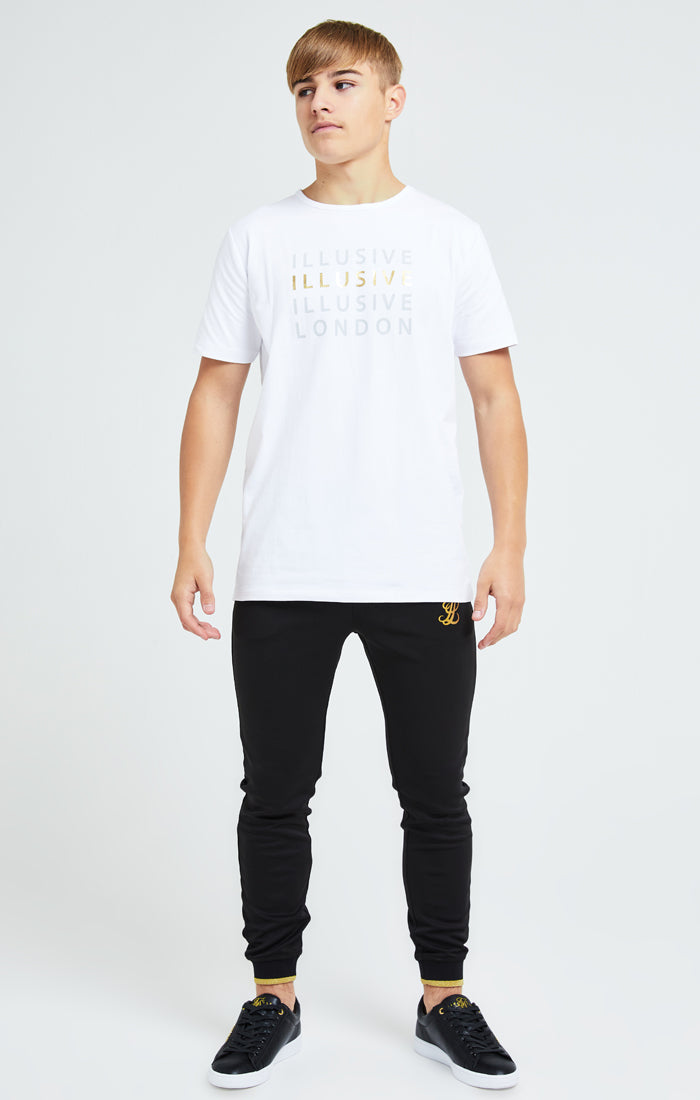 Load image into Gallery viewer, Illusive London Sovereign Tee - White &amp; Gold (2)