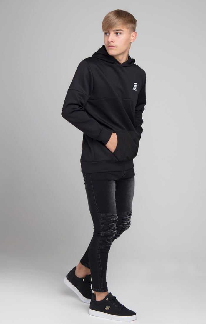 Load image into Gallery viewer, Boys Illusive Black Overhead Hoodie (1)