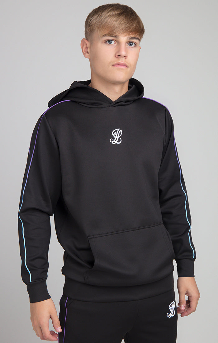 Load image into Gallery viewer, Boys Illusive Black Overhead Hoodie (1)