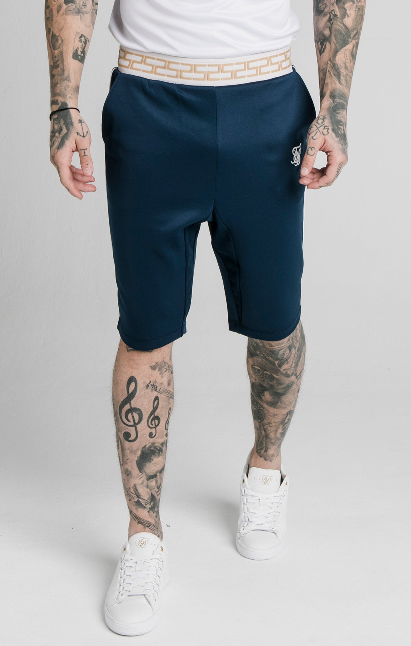 Load image into Gallery viewer, SikSilk Scope Agility Shorts - Navy (2)