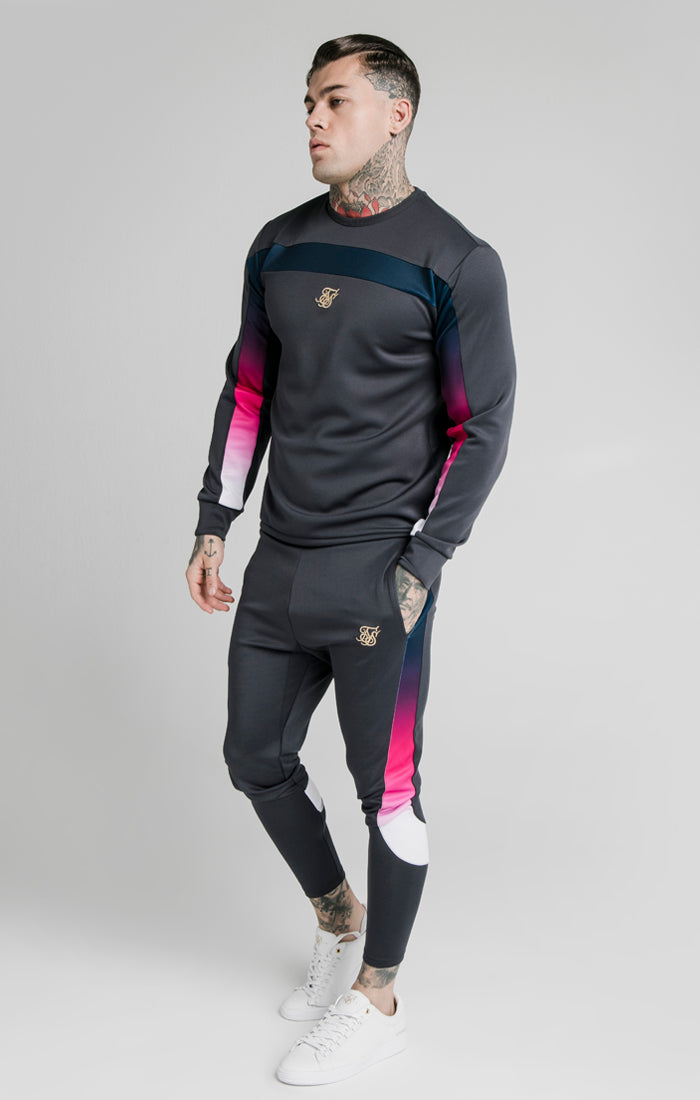 Load image into Gallery viewer, SikSilk Tri-Fade Panel Crew Swat - Midnight Grey (3)