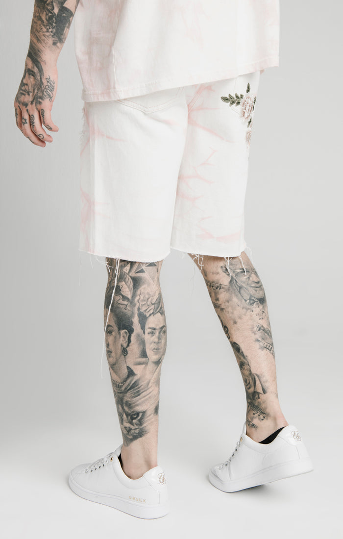 Load image into Gallery viewer, Pink Loose Fit Denim Short (2)