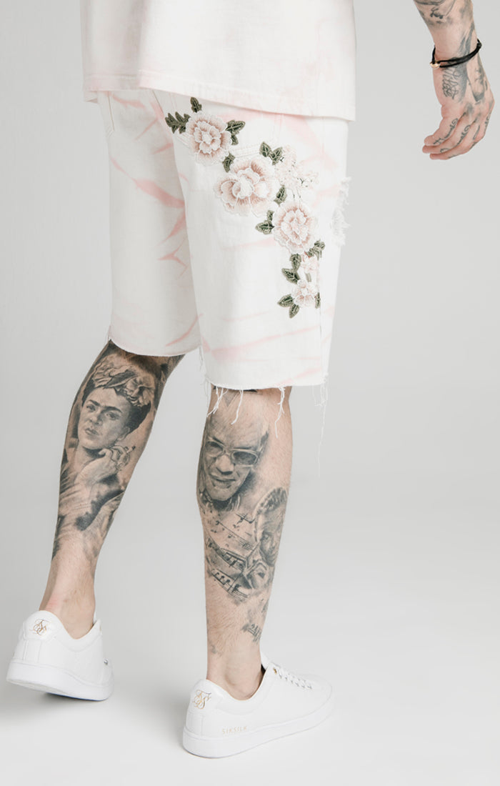 Load image into Gallery viewer, Pink Loose Fit Denim Short (3)