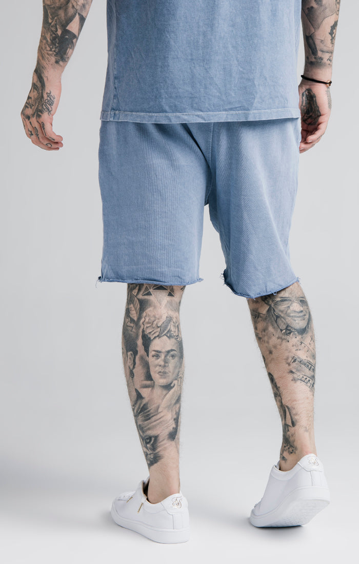 Load image into Gallery viewer, SikSilk Relaxed Shorts - Washed Blue (1)
