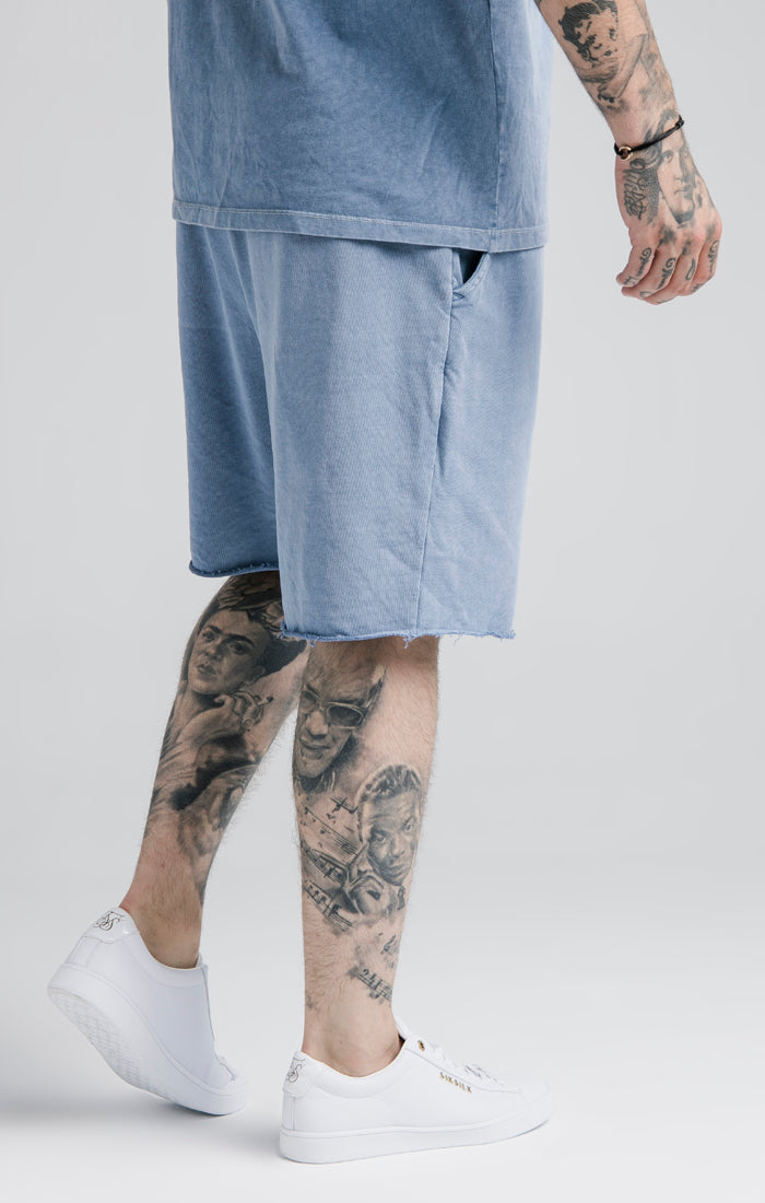 Load image into Gallery viewer, SikSilk Relaxed Shorts - Washed Blue (2)