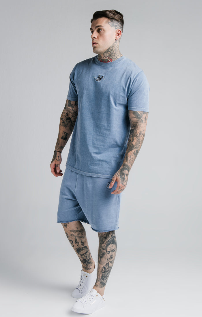 Load image into Gallery viewer, SikSilk Relaxed Shorts - Washed Blue (3)