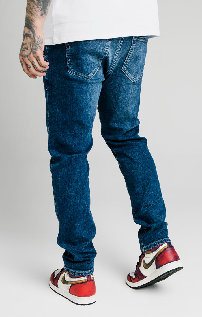 Load image into Gallery viewer, Blue Recycled Straight Cut Jean (2)