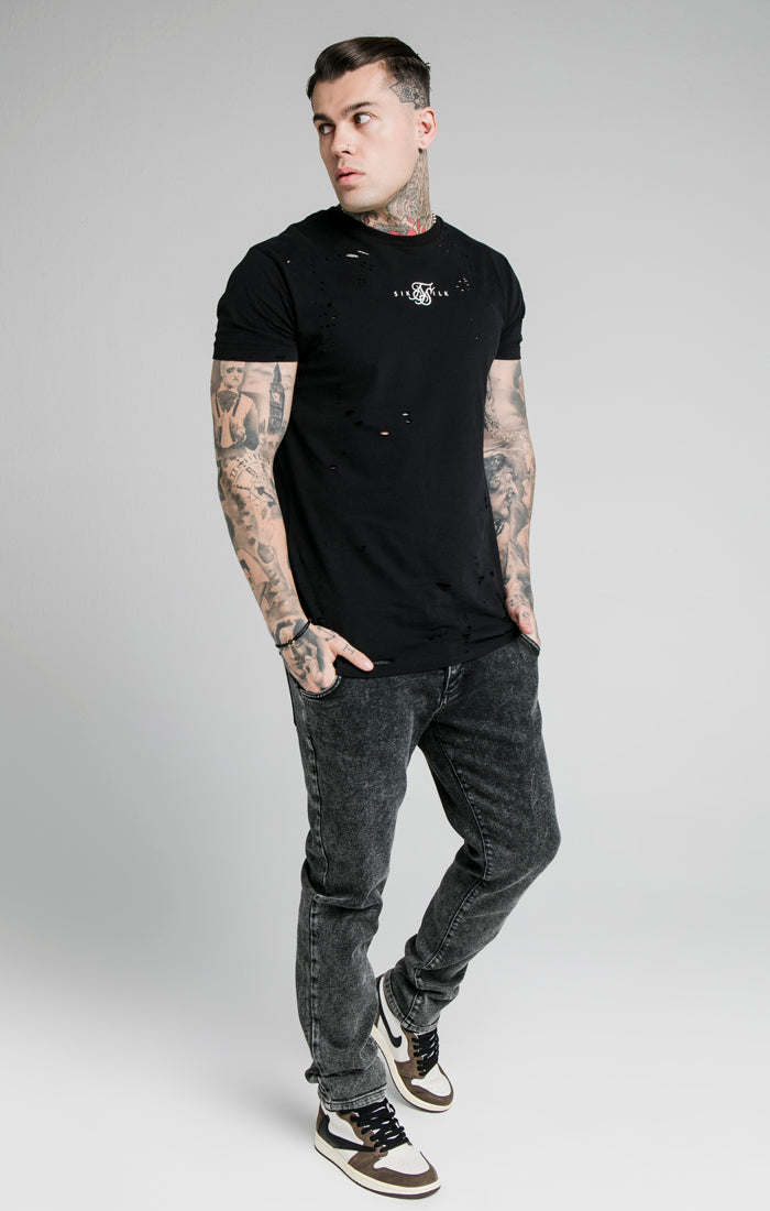 Load image into Gallery viewer, Black Loose Fit Denim (3)
