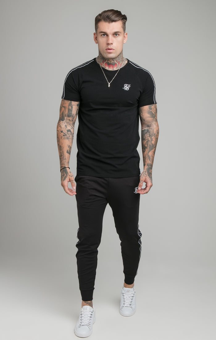 Load image into Gallery viewer, Black Muscle Fit T-Shirt (2)
