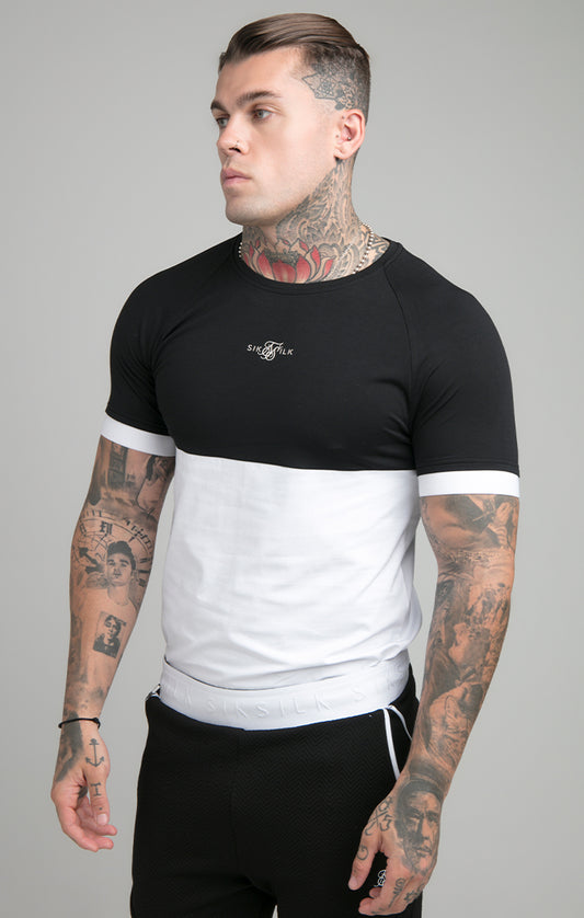 Black Elastic Cuff T-Shirt