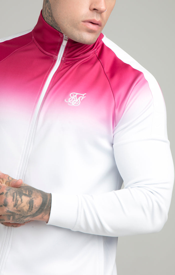 Load image into Gallery viewer, Pink Fade Zip-Thru Track Top (1)