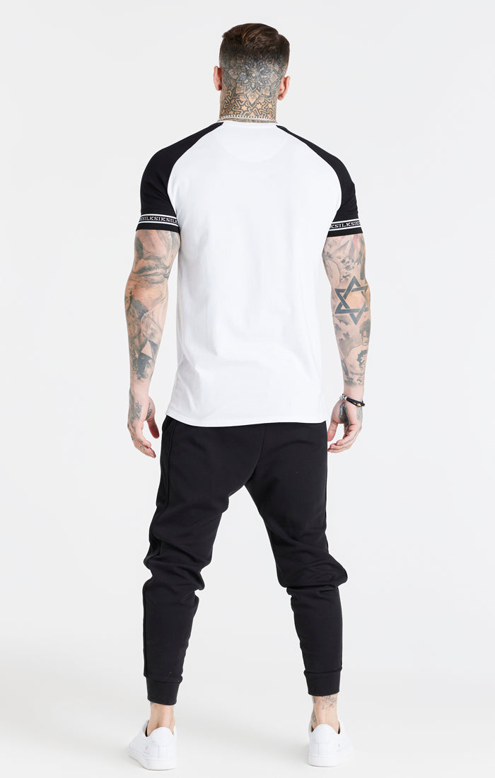 Load image into Gallery viewer, Black Raglan Muscle Fit T-Shirt (4)