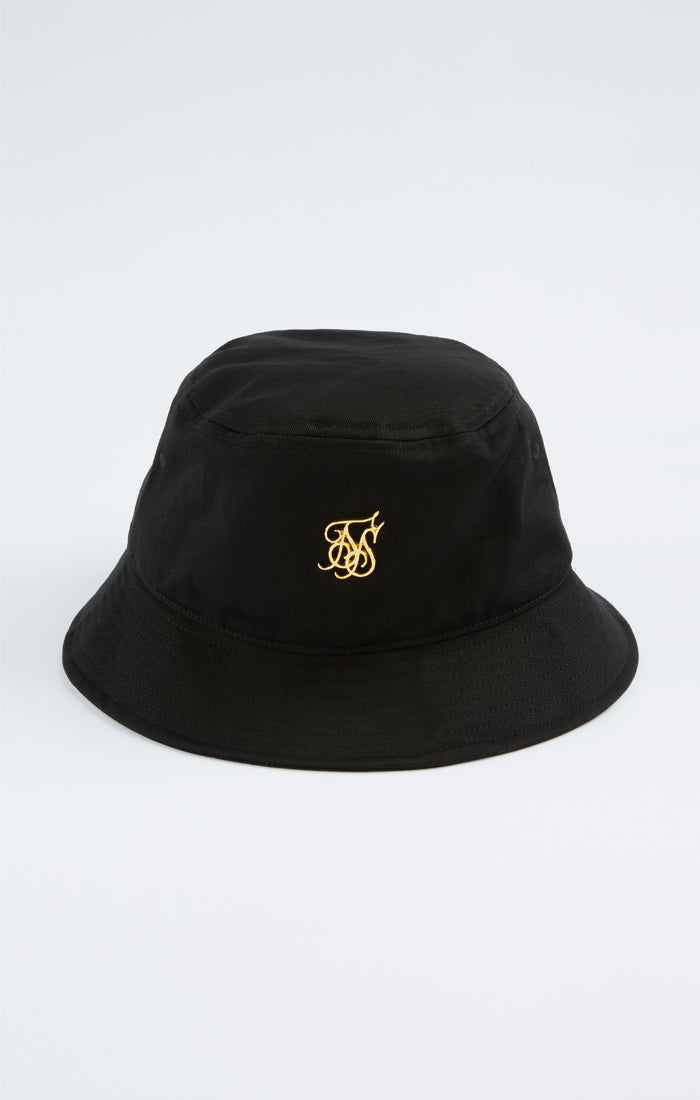 Load image into Gallery viewer, Black Embossed Logo Bucket Hat