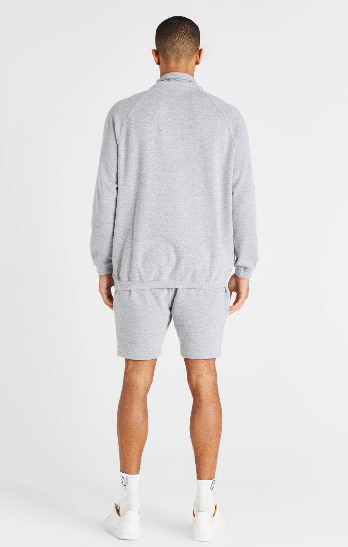 Load image into Gallery viewer, Grey Rib Relaxed Short (6)