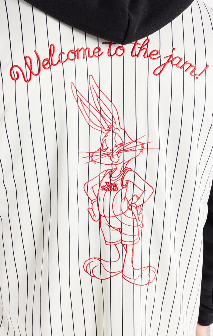 Load image into Gallery viewer, Ecru Space Jam x SikSilk Baseball Jersey (4)