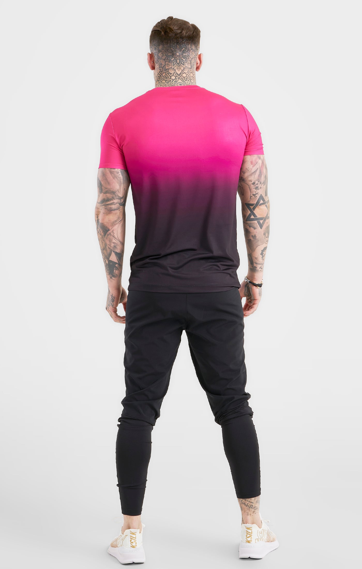 Load image into Gallery viewer, Pink Fade Sports Muscle Fit T-Shirt (4)