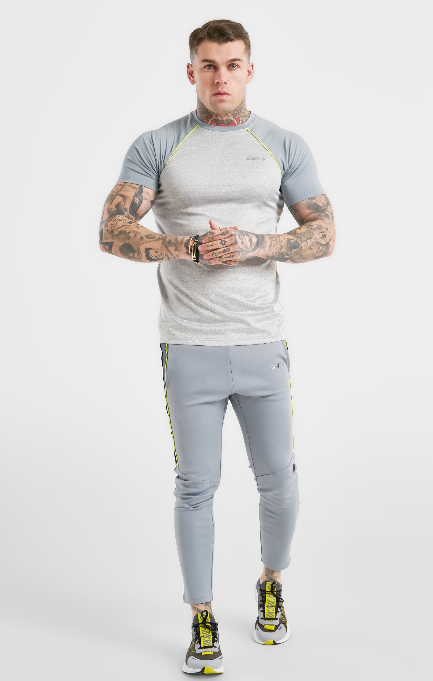 Load image into Gallery viewer, Grey Sports Poly Track Pant (2)