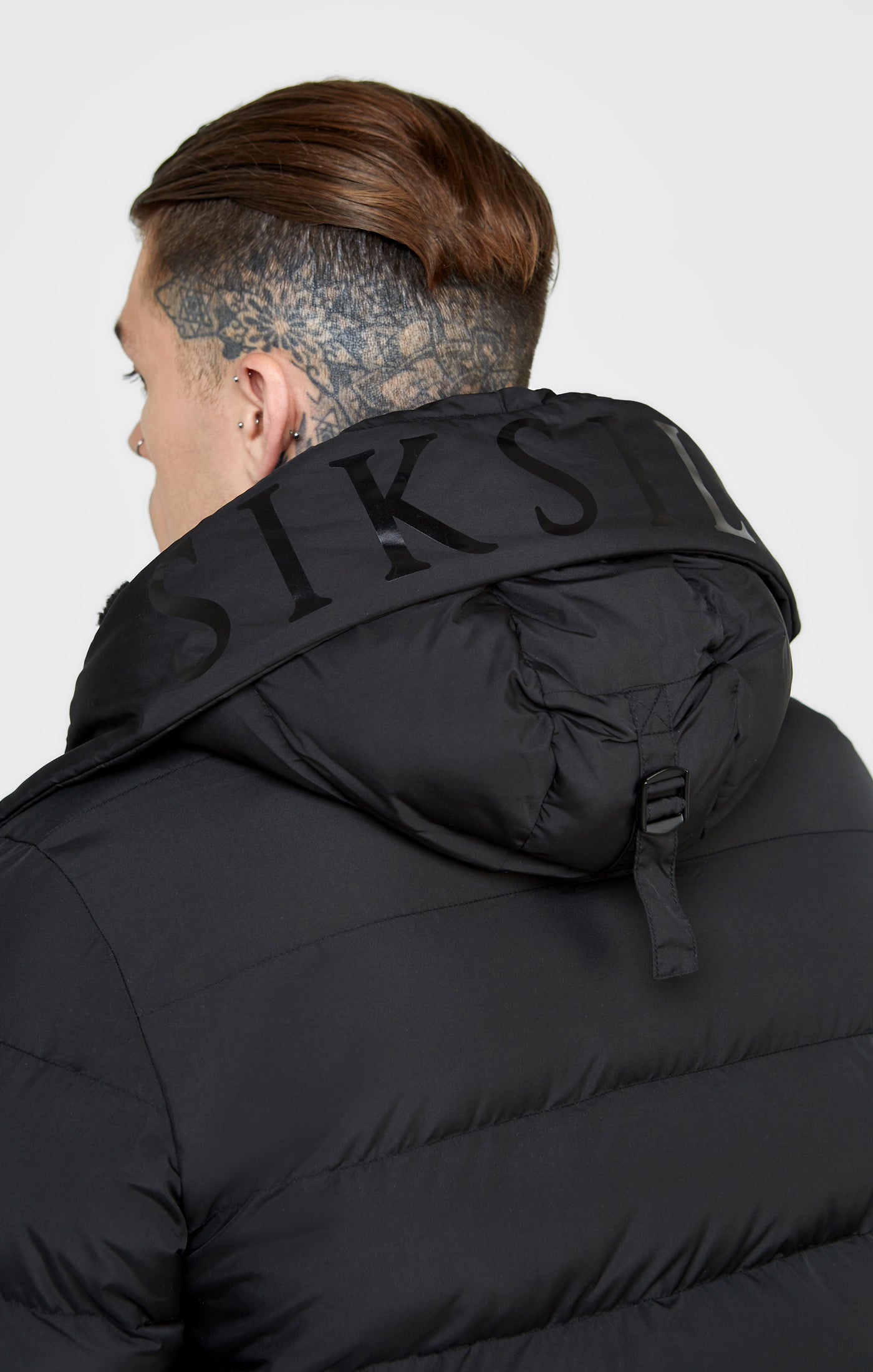 Load image into Gallery viewer, Black Parka Coat (5)