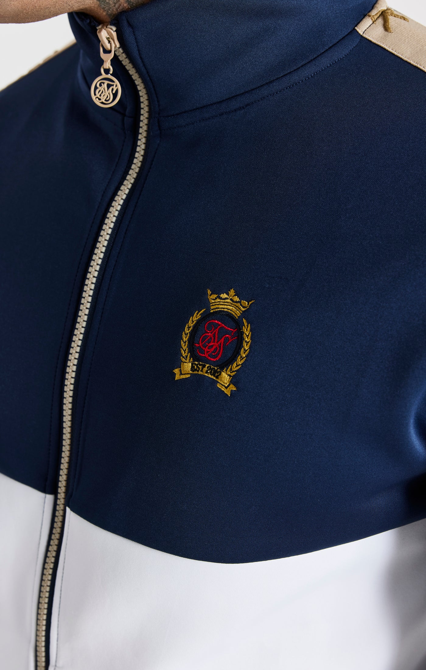 Load image into Gallery viewer, Navy Track Jacket (1)
