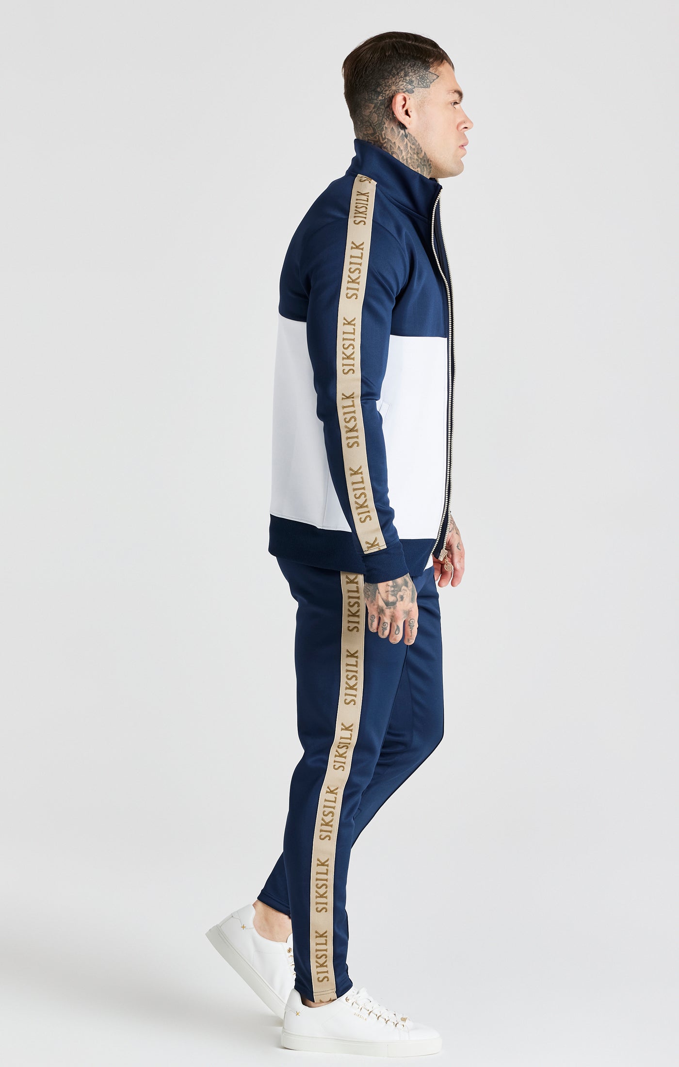 Load image into Gallery viewer, Navy Track Jacket (3)