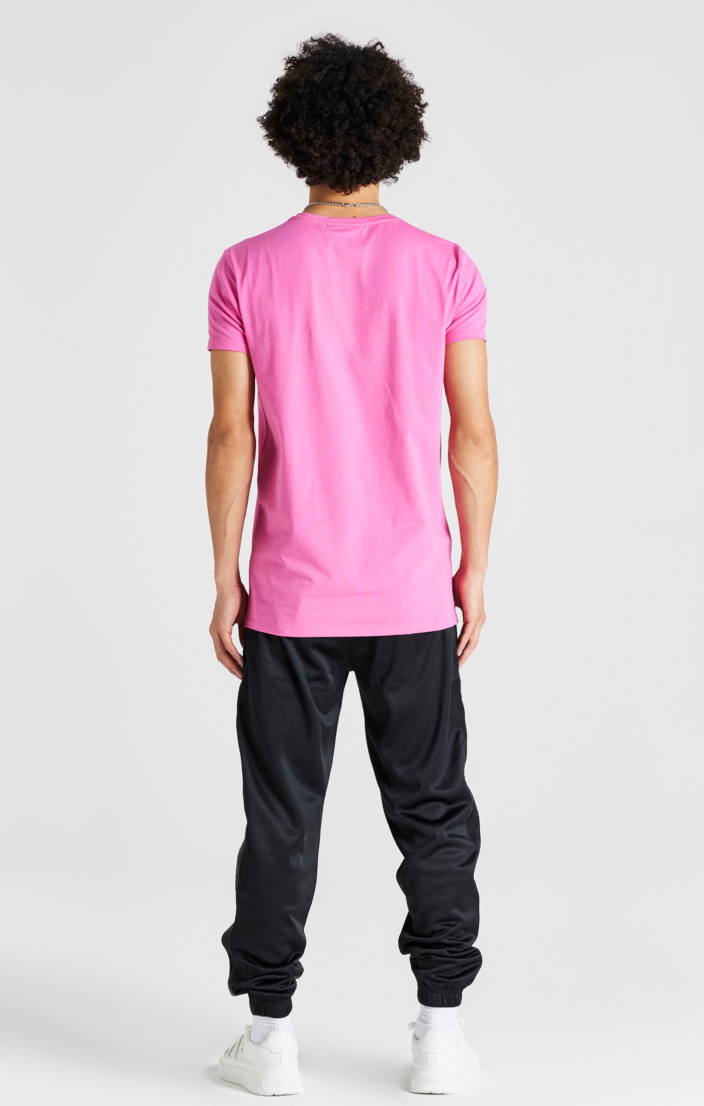 Load image into Gallery viewer, Pink Short Sleeve Muscle Fit T-Shirt (5)
