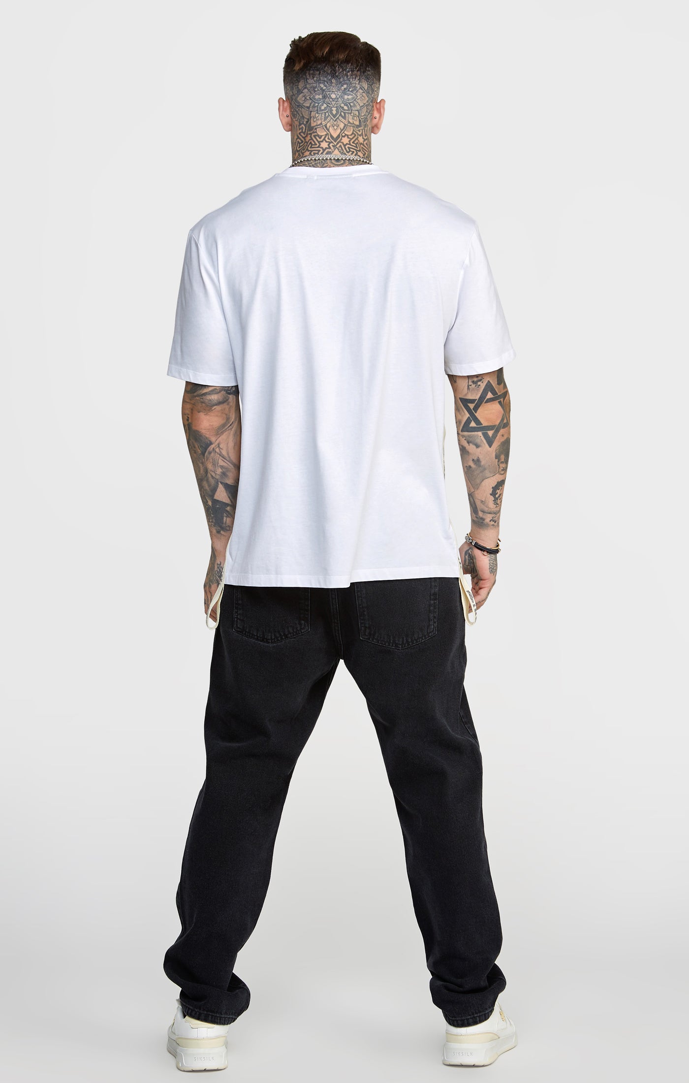 Load image into Gallery viewer, Black Relaxed Denims (9)