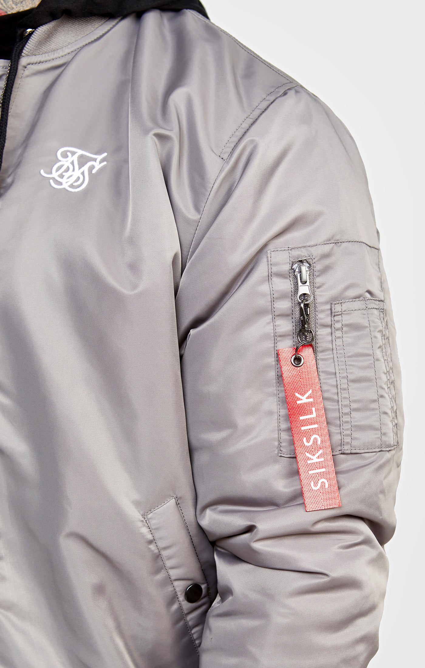 Load image into Gallery viewer, Grey Flight Bomber Jacket (1)