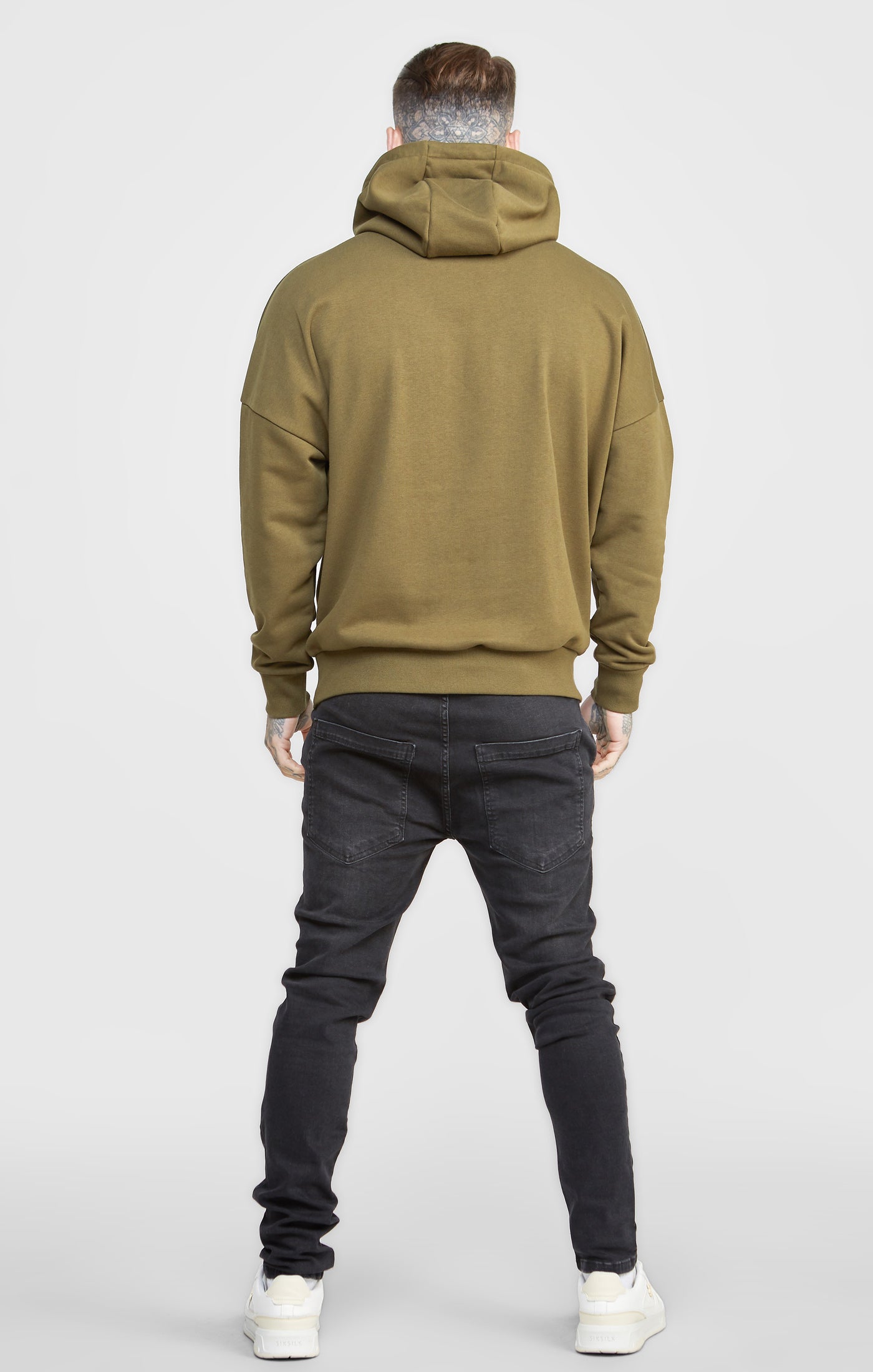 Load image into Gallery viewer, Khaki Logo Oversized Hoodie (4)