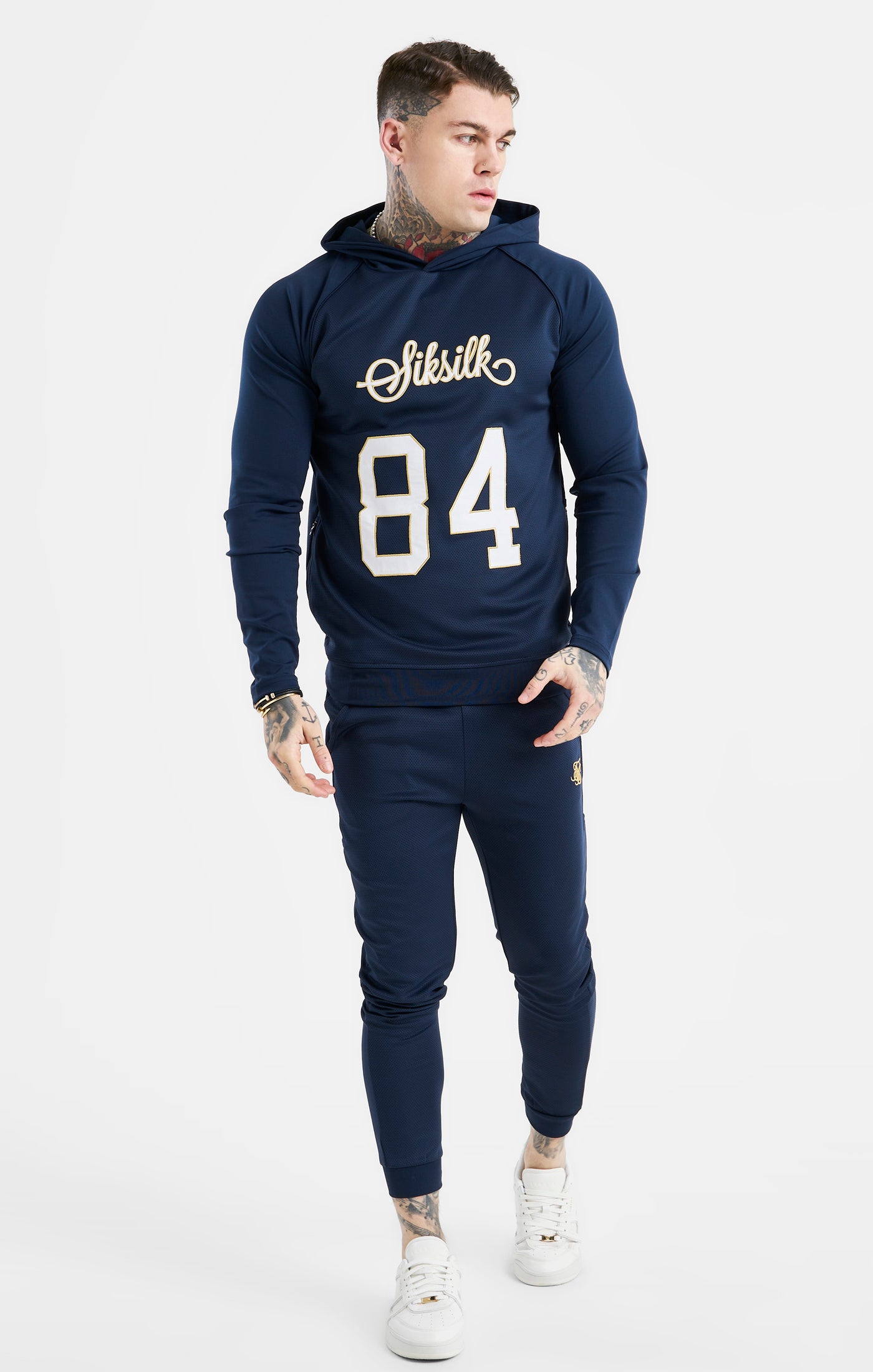 Load image into Gallery viewer, Navy Numerical Hoodie (3)