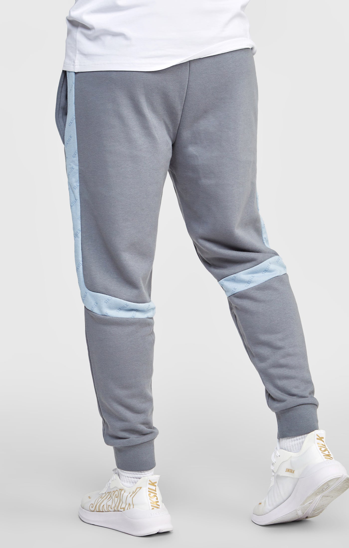 Load image into Gallery viewer, Grey Cut And Sew Jogger (3)