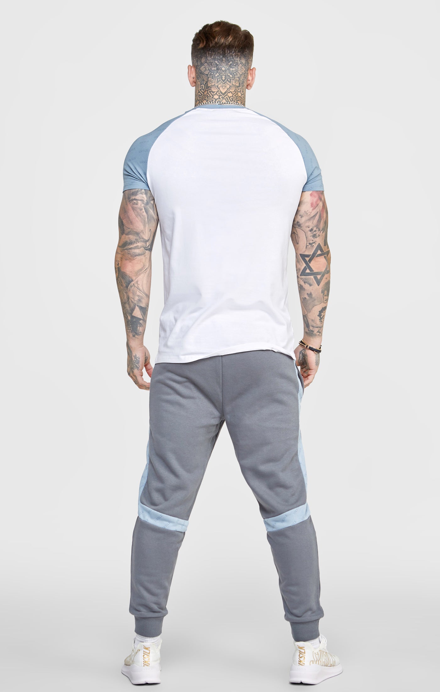 Load image into Gallery viewer, Grey Cut And Sew Jogger (4)