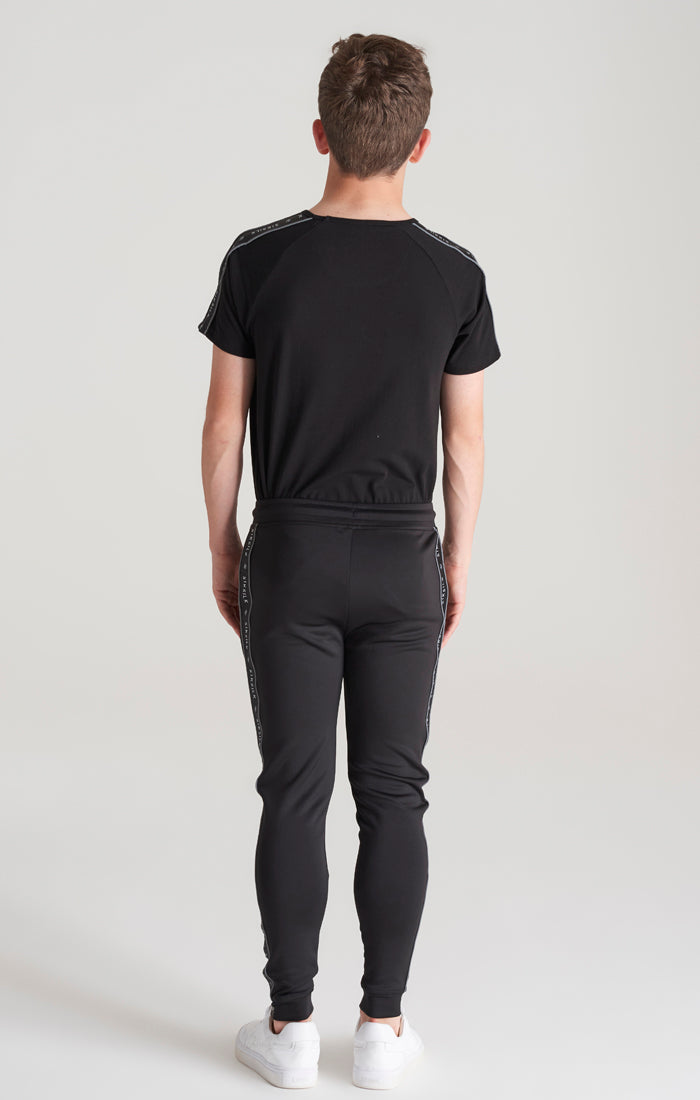 Load image into Gallery viewer, Boys Black Taped Jogger (6)