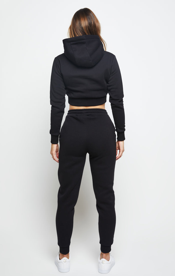 Load image into Gallery viewer, Black Essential Track Top (4)