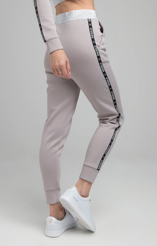 Calças de fato de treino SikSilk Glint - Cinza