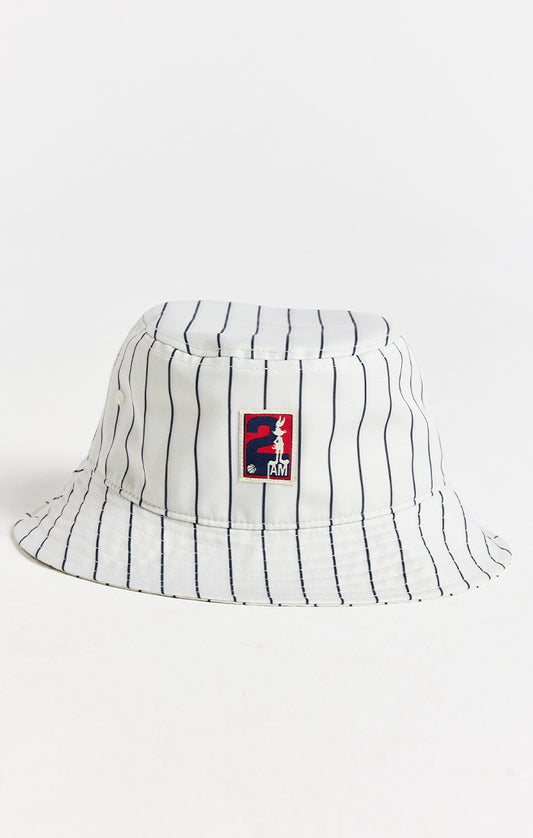 Ecru Space Jam x SikSilk Stripe Bucket Hat