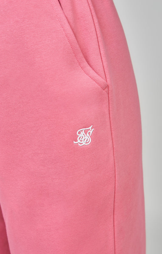 Calças jogger Essential cor-de-rosa